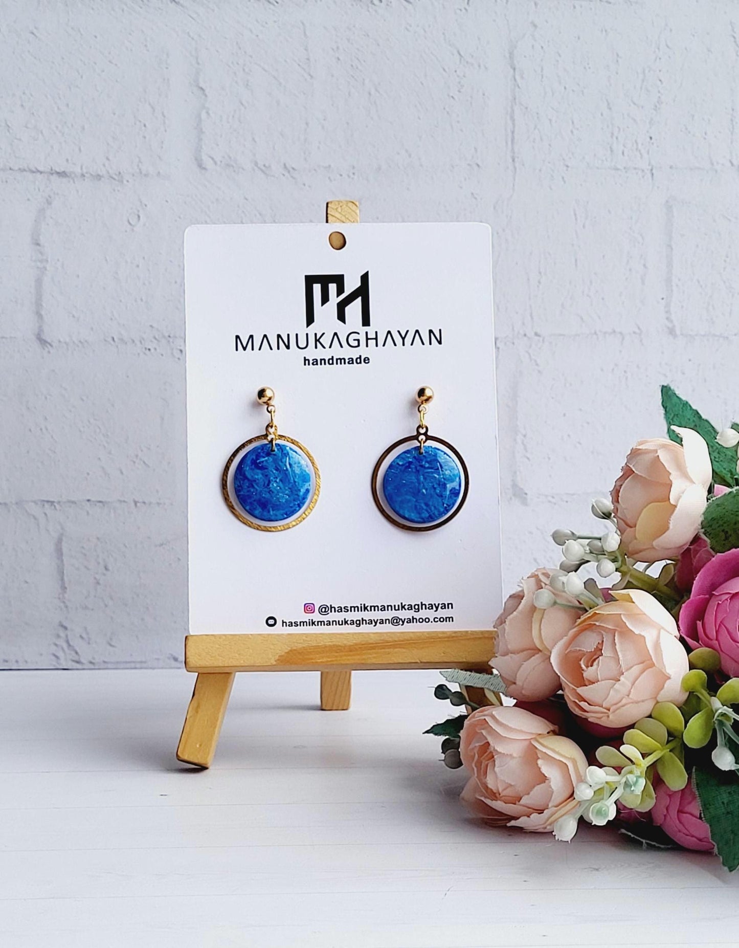 Polymer Clay Earrings/earring/fashion/fashion earrings/luxury/luxury earring/giftforher/mothers day/present/wedding/girl/girl earring/gift