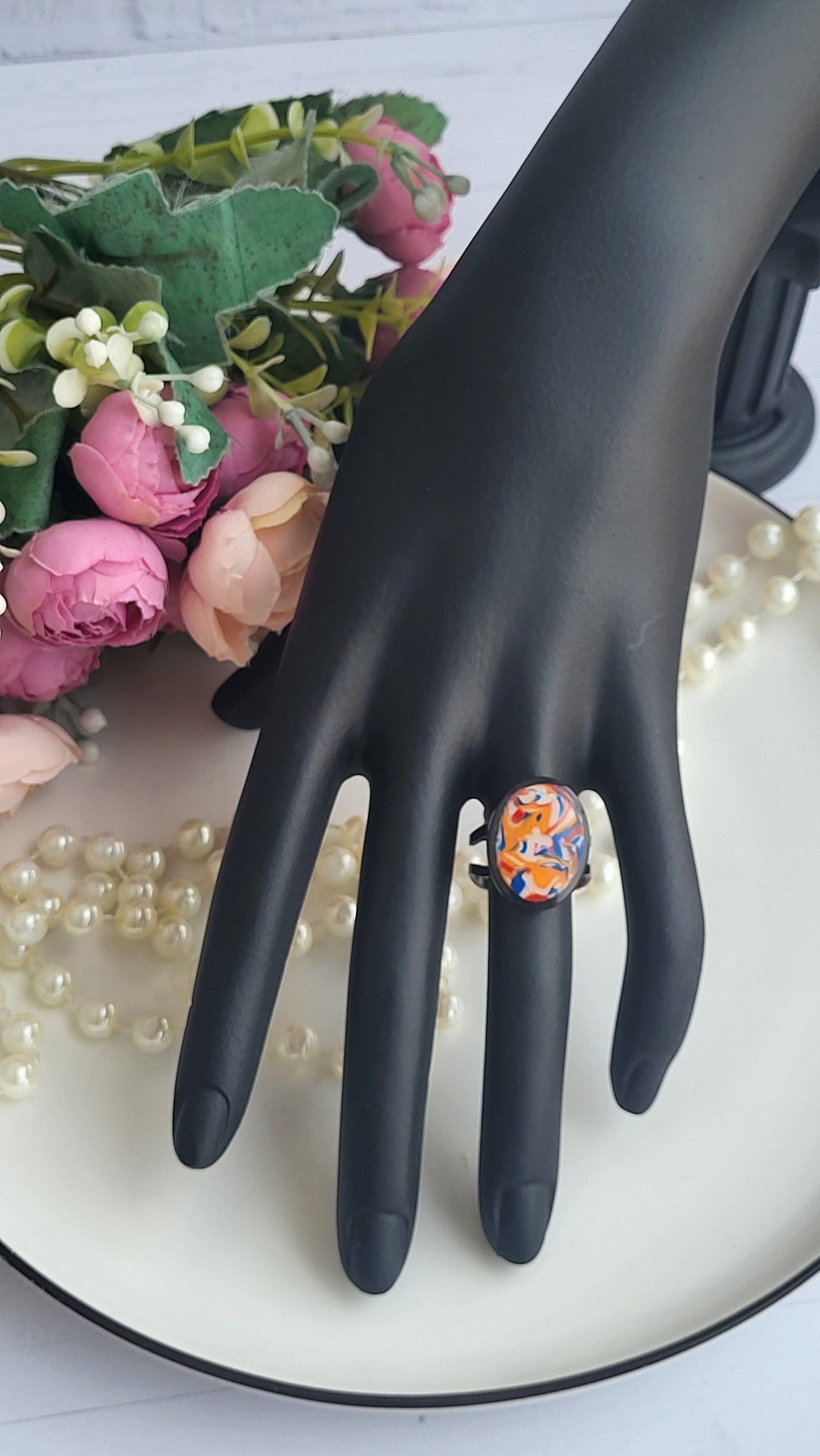 AESTHETIC NECKLACE | Teardrop Earrings | Antique Style Ring | Handmade Jewelry Set | Stunning Designer Eye Catching Comfortable Jewelry Set