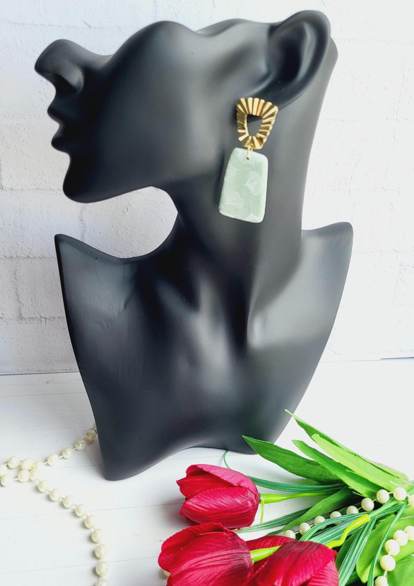 Polymer Clay Earrings/earring/fashion/fashion earrings/luxury/luxury earring/giftforher/mothers day/present/wedding/girl/girl earring/gift