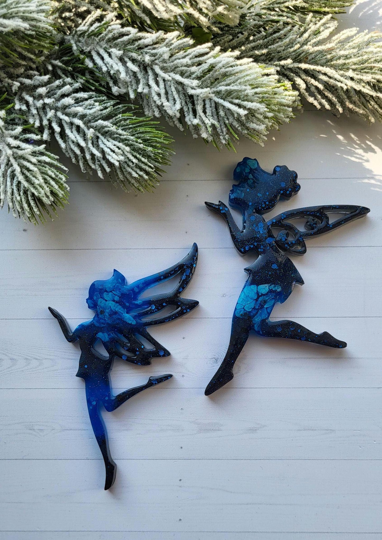 Handmade Epoxy Resin Christmas Ornaments | Holiday Decorations Set | Various Shapes | Christmas Decoration by Epoxy | Christmas Toys