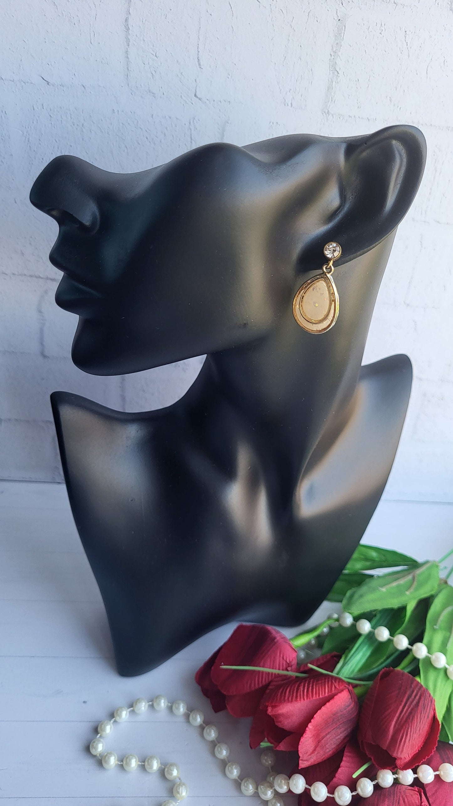 Translucent Polymer Clay Earrings | Handmade Teardrop Shimmering Glitter Earring |  Lightweight Statement Earrings | Trendy Jewelry