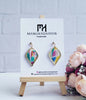 Handmade Leaf Dangle Earring | Polymer Clay Vibrant Green Earring | Nature-Inspired Jewelry Lightweight Earring | Dangle Earrings for Women