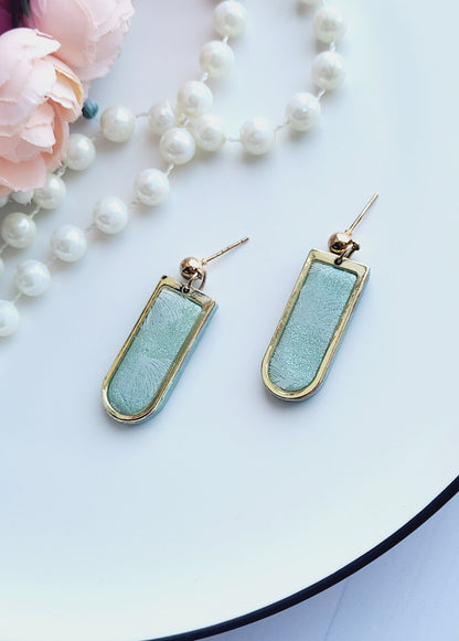 Multi-Tier Dangle Earring | Handmade | Polymer Clay | Textured and Lightweight | Handmade Polymer Clay Earrings | Statement Dangle Earrings