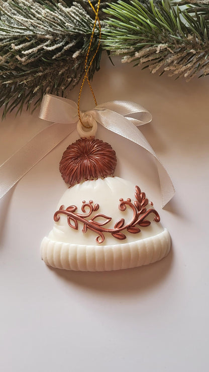 Handmade Epoxy Resin Christmas Ornaments/Chic Christmas Ornaments: Sweaters, Skates, and Mittens in Resin