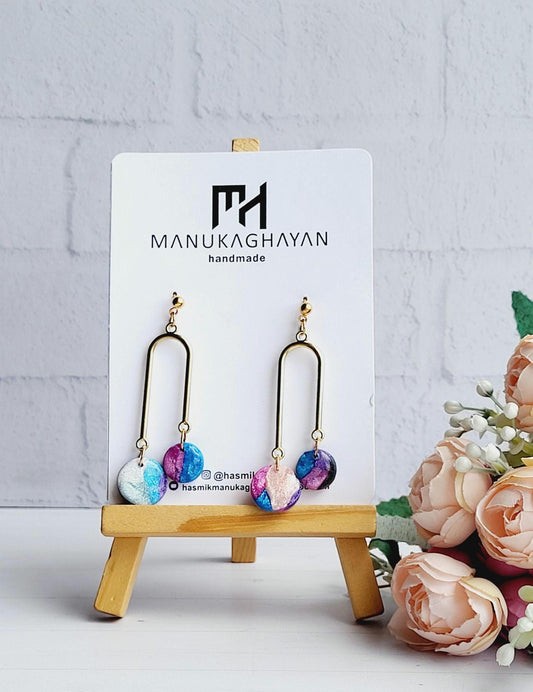 Polymer Clay Earrings/earring/fashion/fashion earrings/trendyjewelry/luxury earring/giftforher/mothers day/present/wedding/trendy earrings/g