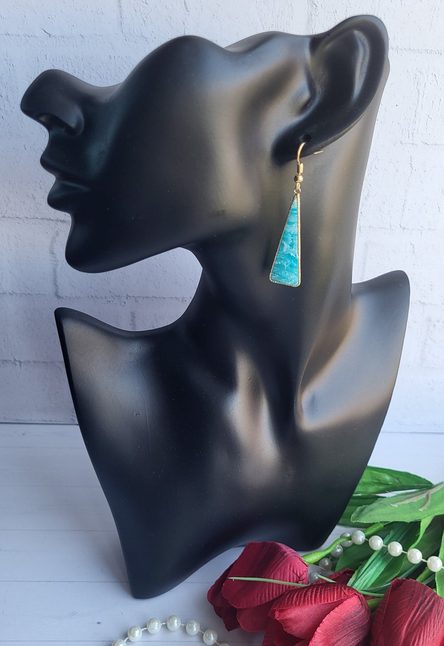 Geometric Clay Earrings | Minimalist Everyday Earrings | Lightweight Handmade Statement Dangle Earrings | Gifts for Her | artisan jewelry