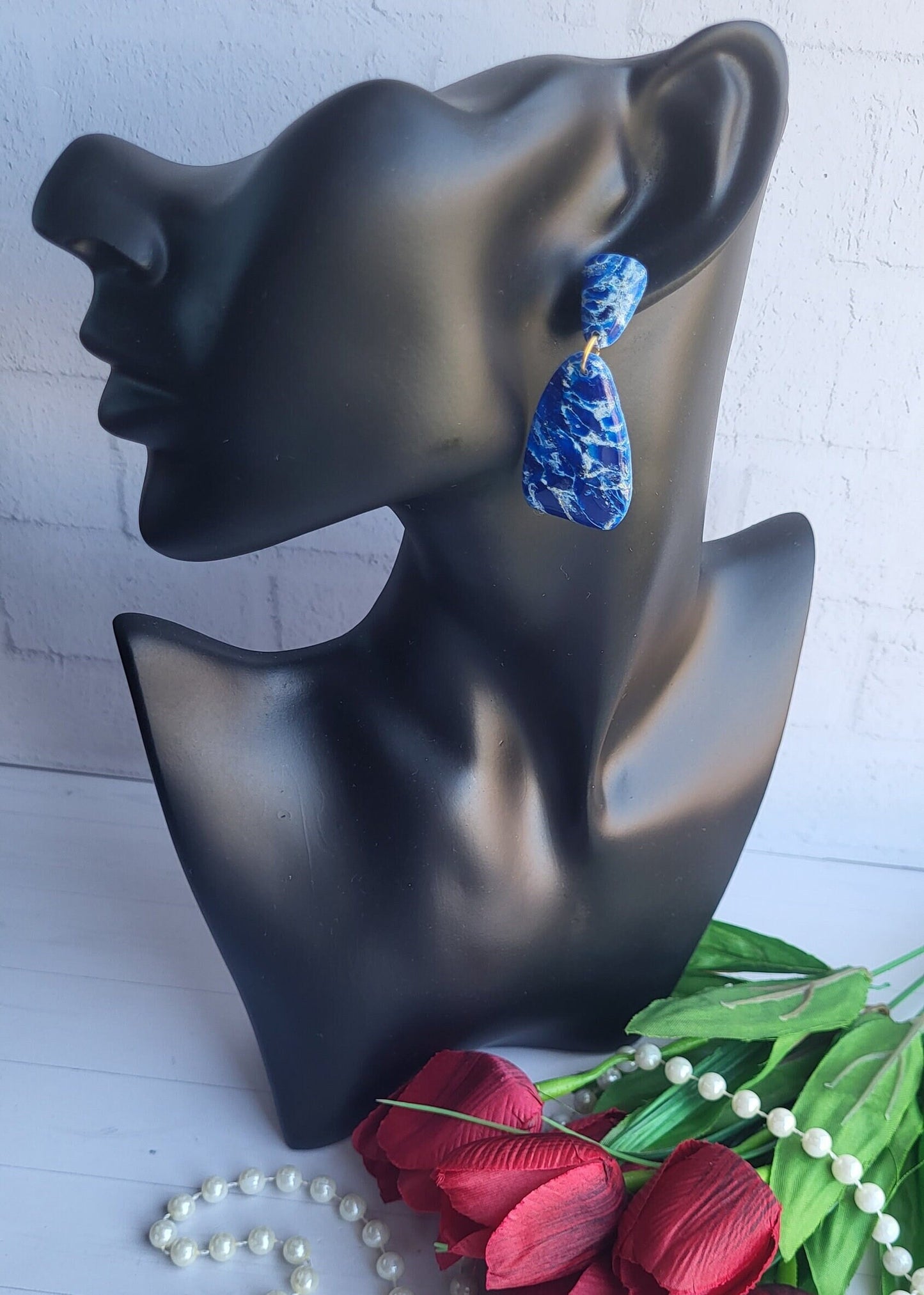 Luxurious Polymer Clay Earrings /Perfect Gift for Her/ Mother's Day/Wedding/ Chic Fashion/ Earrings /Elegant Polymer Clay Earrings