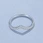 Moissanite Ring S925 Silver Plated Band Jewelry